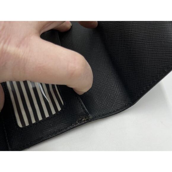 Kate Spade New York Saffiano Wristlet For Devices up to 5.7" Black Wallet Clutch - Picture 8 of 14